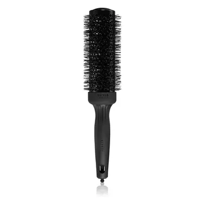 Olivia Garden Black Label Speed Wavy Bristles escova redonda de cabelo para secagem mais rápida 