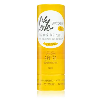 We Love The Planet You Love Natural Sun Protection Protetor solar em stick SPF natural