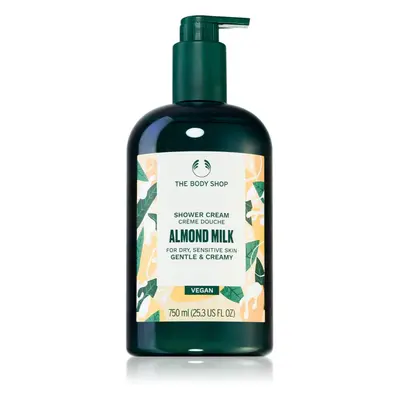 The Body Shop Almond Milk Shower Cream gel de duche com leite de amêndoas