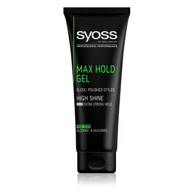 Syoss Max Hold gel de fixação forte para cabelo