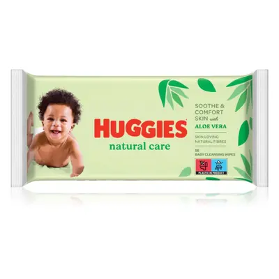 Huggies Natural Care toalhitas de limpeza com aloe vera