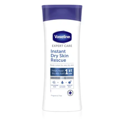 Vaseline Instant Dry Skin Rescue leite corporal para pele muito seca