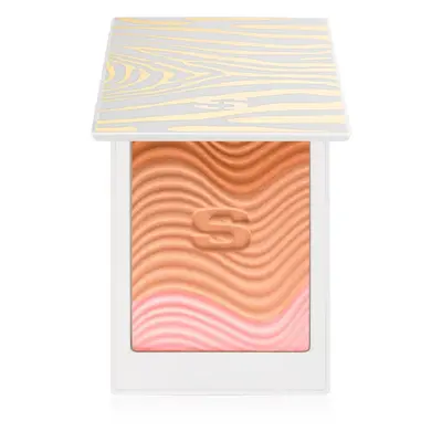 Sisley Phyto-Touche Sun Glow Powder blush com pincel tom Trio Pêche Dorée