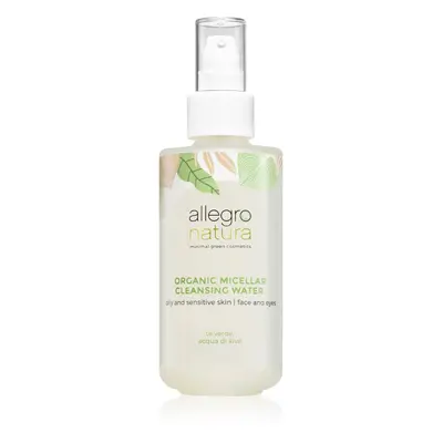 Allegro Natura Organic Água micelar para pele sem brilho com vitamina C