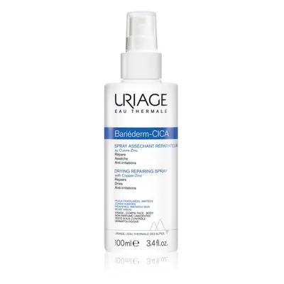 Uriage Bariéderm Cica Drying Repairing Spray spray reparador de secagem com cobre e zinco