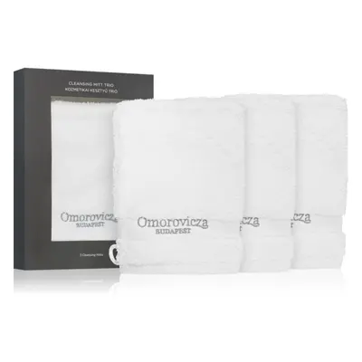 Omorovicza Cleansing Mitt Trio conjunto desmaquilhante de microfibra