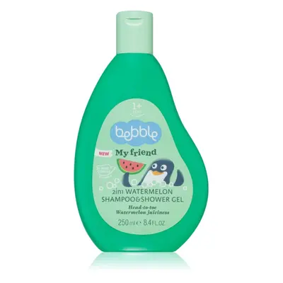 Bebble Strawberry Shampoo & Shower Gel Watermelon champô e gel de duche em para crianças 1+