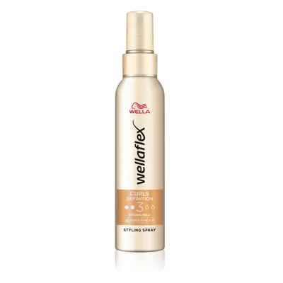 Wella Wellaflex Curls Definition gel em spray para cabelos cacheados fixação forte