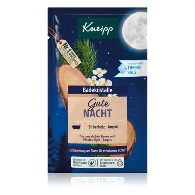 Kneipp Good Night sal de banho relaxante Swiss Stone Pine & Balsam Torchwood