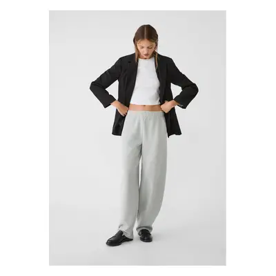 Stradivarius Calças jogger balloon Cinzento mesclado