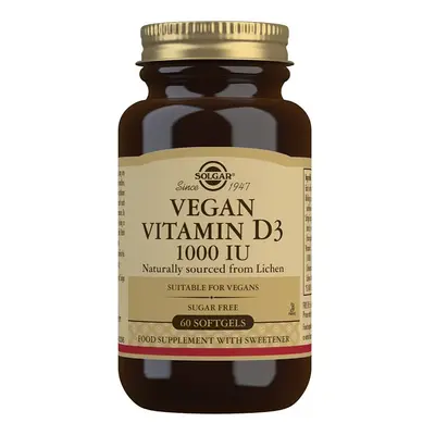 Solgar - Vitamina D3 Vegana 1000ui Cápsulas Blandas 60 U