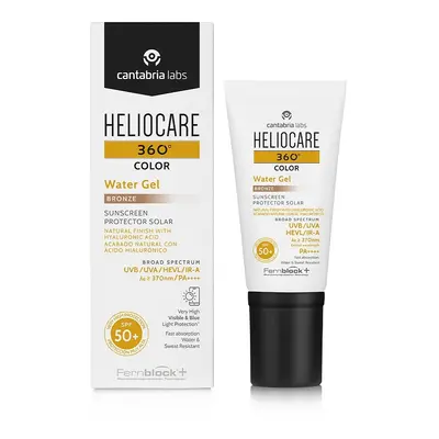 Heliocare - Heliocare 360 Color Protector Solar Con Color Aqua Gel Spf50 Bronze 50 Ml