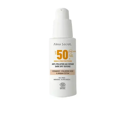 Alma Secret - Solar Crema Facial Con Color Spf50 Areia 50 Ml