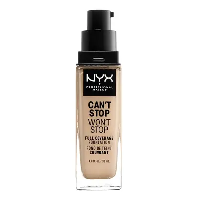 Nyx Professional Make Up - Base de cobertura total Can T Stop Won T Stop Nude