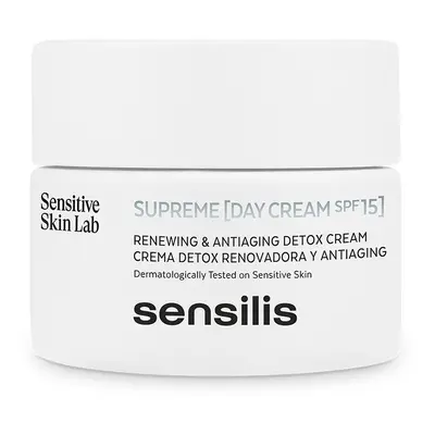 Sensilis - Creme de Dia Supremo Spf15+ Detox Renovador e Antienvelhecimento 50 Ml