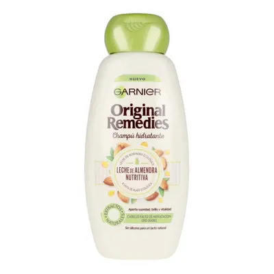 Garnier - Shampoo de leite de amêndoa com remédios originais 300 ml