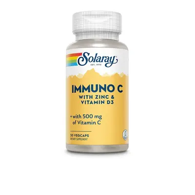 Solaray - Immuno C com Zinco e Vitamina D3 30 Vegcaps