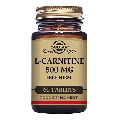 Solgar - L-carnitina 500 Mg 60 Comprimidos