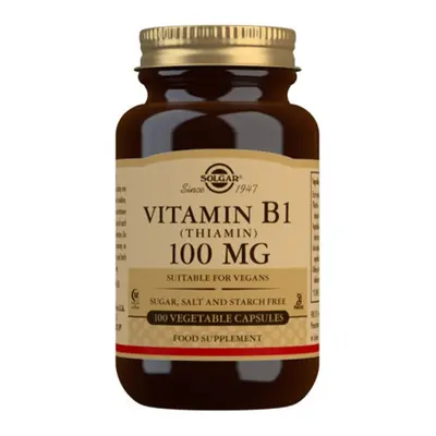 Solgar - Vitamina B1 100 Mg Tiamina 100 Cápsulas Vegetales