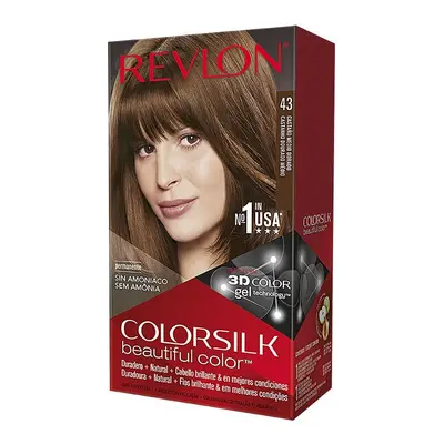 Revlon Mass Market - Colorsilk Tintura 43 Castanho Médio Dourado 1 U