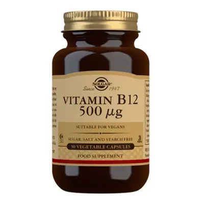 Solgar - Vitamina B12 500 Mcg Cianocobalamina 50 Vcaps