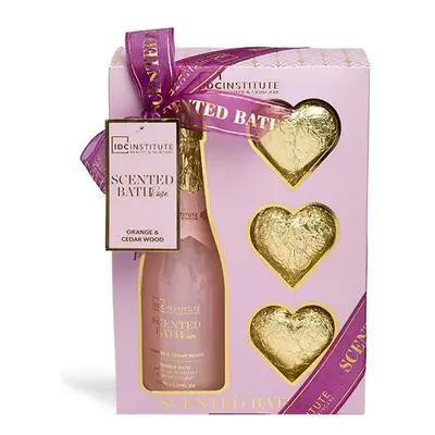 IDC INSTITUTE Scented Bath Rosé Set 1 und Conjunto de Banho