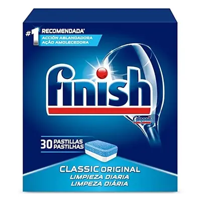 Finish Classic Original 30 und Comprimidos para lavar louça