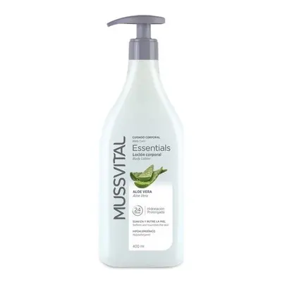 Mussvital Essentials Aloe Vera 400 ml Loção hidratante