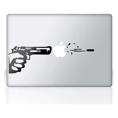 Sticker decorativo disparo de arma MacBook