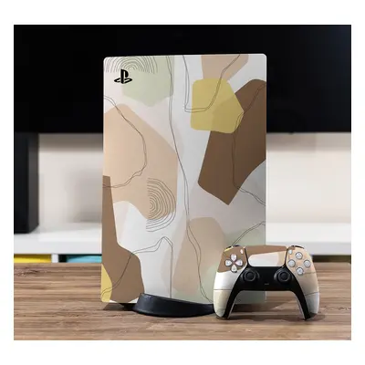 Vinil Skin para PS5 Papel de parede pintado de pastel criativo