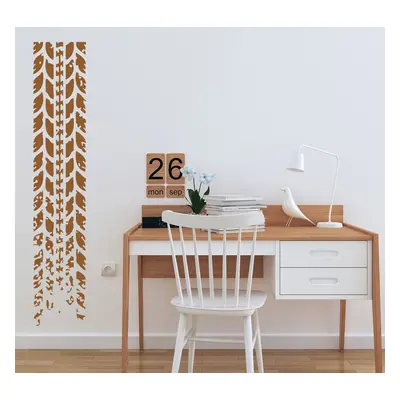 Autocolante decorativo rasto de pneu