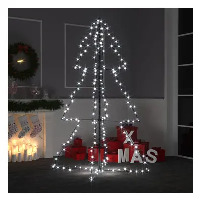 vidaXL Árvore de Natal em cone 200 LEDs 98x150 cm interior e exterior