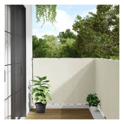 vidaXL Tela de privacidade para varanda 1000x120 cm PVC branco