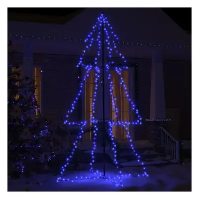 vidaXL Árvore de Natal em cone 300 LEDs 120x220 cm interior e exterior