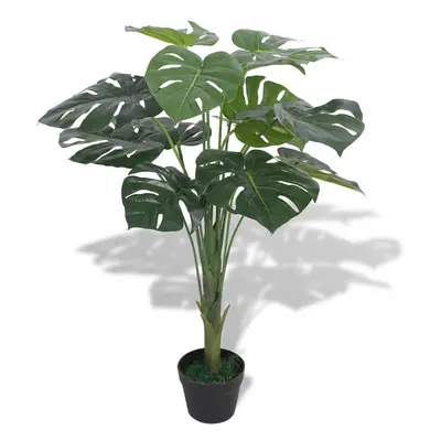 vidaXL Planta costela-de-adão artificial com vaso 70 cm verde