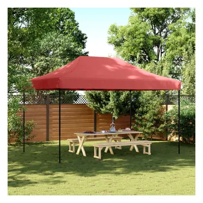 vidaXL Tenda para festas pop-up dobrável 440x292x315 cm bordô