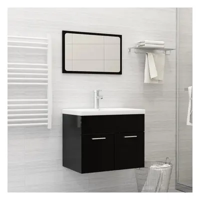 vidaXL Lavatório embutido c/ torneira 61x39x18 cm cerâmica branco