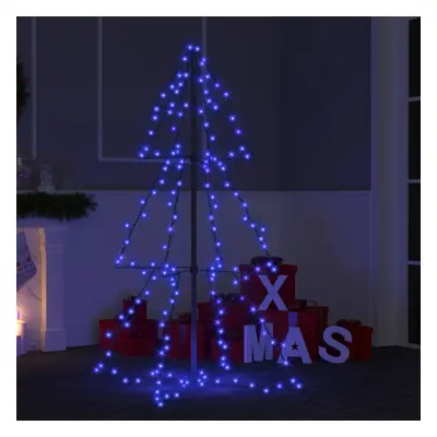 vidaXL Árvore de Natal em cone 160 LEDs 78x120 cm interior e exterior