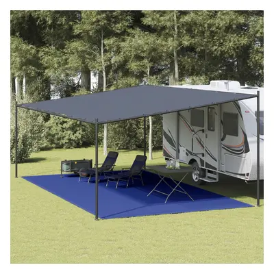 vidaXL Tapete de campismo para tenda PEAD 400x800 cm azul