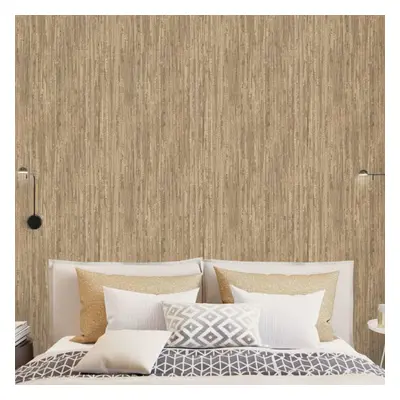 Noordwand Papel de parede Natural Grasses Wicker castanho