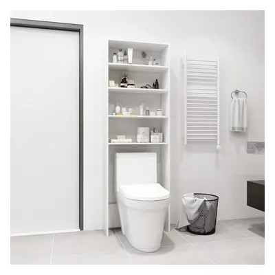 vidaXL Armário para máquina de lavar roupa 64x24x190 cm branco