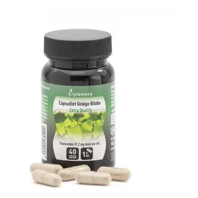 ¡Desconto 15%! Plameca Capsudiet Ginkgo Biloba 40 Cápsulas Vegetais - Plameca