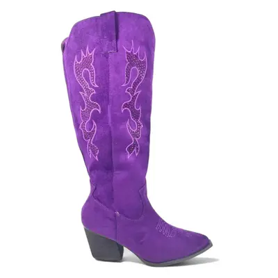 Botas de Mulher TIMBOS BOTA COWBOY DE MUJER 130726 MORADO