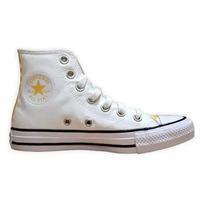 Sapatilhas de Mulher CONVERSE BOTA MUJER A01193C BLANCAS CON FLORES Y LOGO AMARILLO BLANCO