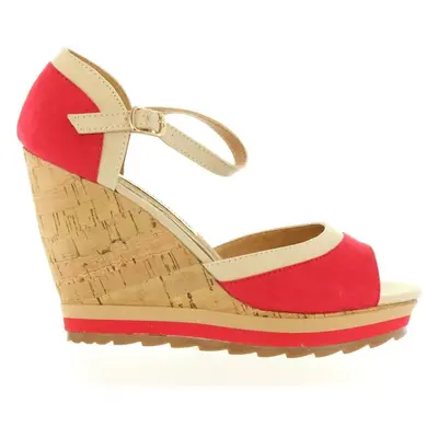 Sapatos de cunha de Mulher MARIA MARE 65895 TEXT ROJO-ARENA