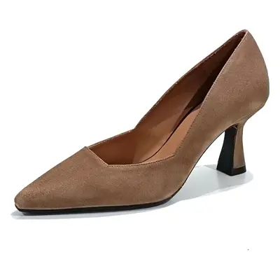 Sapatos de Mulher LODI ZAPATO VESTIR DE ANTE CON TACON ANTE TAUPE