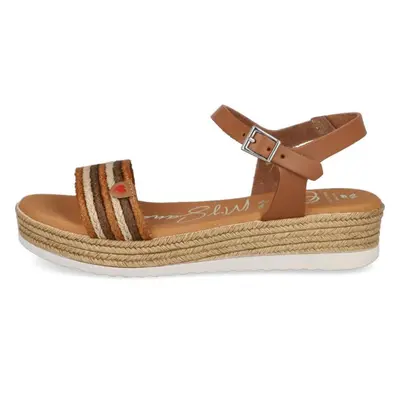 Sandálias de Mulher OH MY SANDALS 5426 SANDALIAS DE CUNA PLANA DE MUJER ROBLE COMBINADO