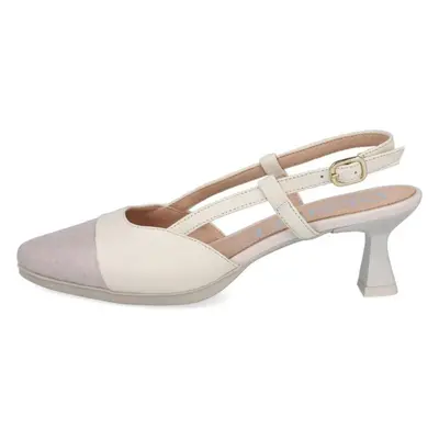 Sandálias de Mulher DESIREÉ DESIREE MAIA25 ZAPATOS DE PIEL CON TACON BAJO PARA MUJER BEIGE