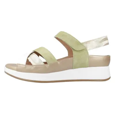 Sandálias de Mulher PIESANTO SANDALIAS MUJER MODELO 240424P COLOR VERDE BLANCO