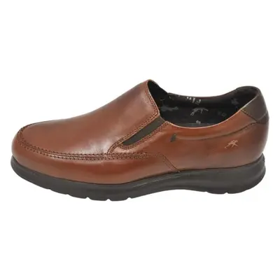 Sapatos de Homem FLUCHOS ZETA F0603 ZAPATOS SIN CORDONES DE PIEL PARA HOMBRE BRISTOL NUEZ